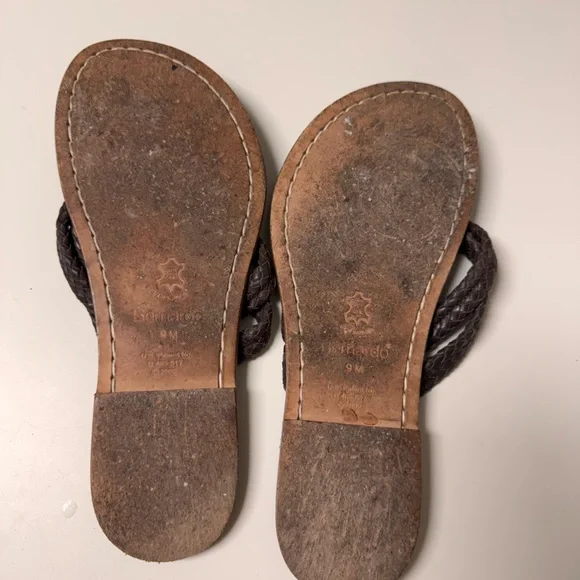 Bernado Miami Brown Leather Sandals - Picture 6 of 6